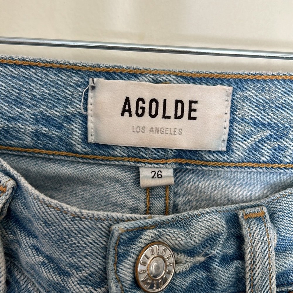 Agolde Riley High Rise jeans with holes - Picture 5 of 9
